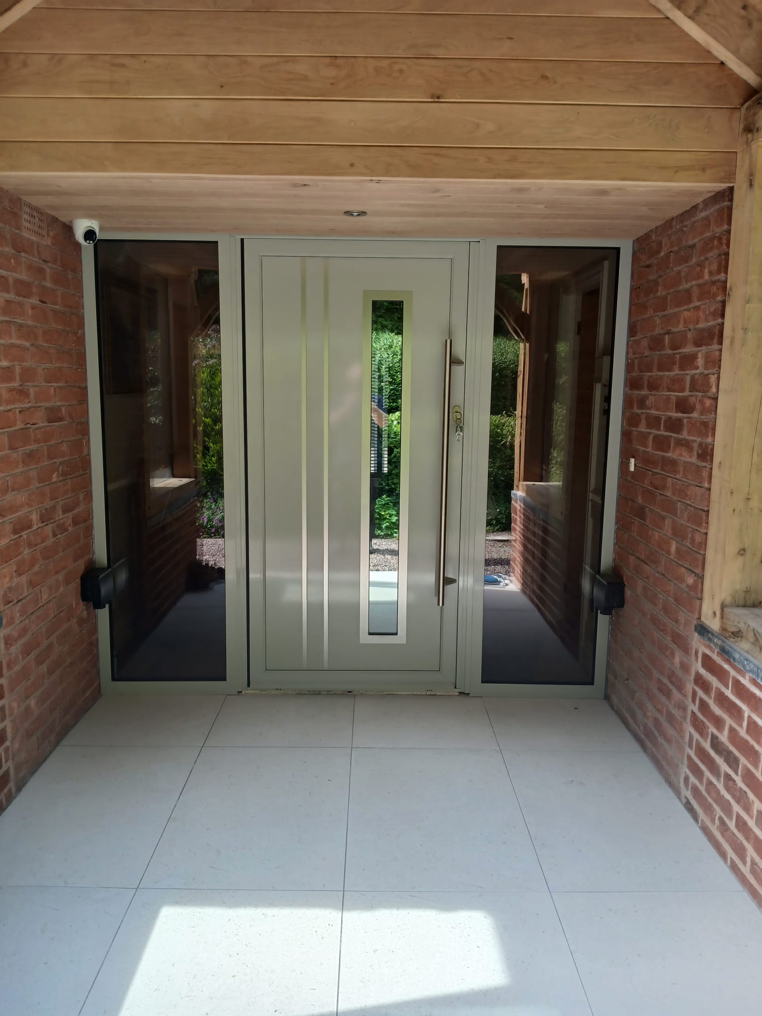 green doors